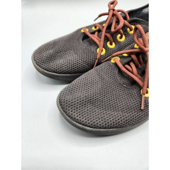 Allbirds Tree Runner  Shoes Mens 11 Black Yellow Eyelets 0420 RM1 Sneakers main image 8